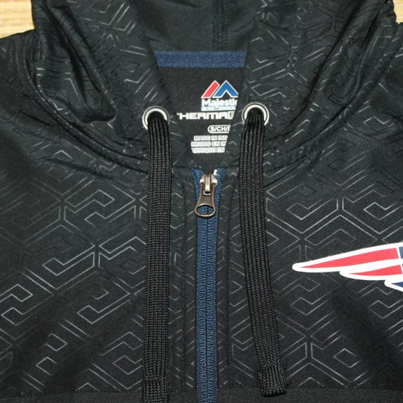 NE Patriots Zip-Up Thermabase Hoodie Jacket - Picture 4 of 9